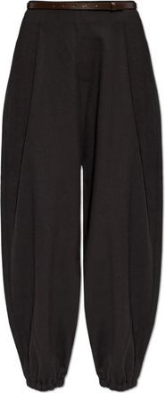 Max Mara Wool Broeken Pergola - Dames - Broeken - Bruin - Maat: XS Wol