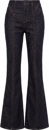 Self Portrait High Waisted Denim Jeans
