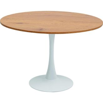 Kare Design Mesa schickeria roble blanco &oslash;110cm