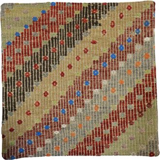 Pasargad Home Vintage Turkish Kilim Wool Pillow Case