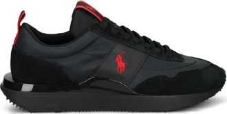 Polo Ralph Lauren Train 89 sneakers met geborduurd logo - Zwart