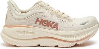 Hoka One One Bondi 9 Mesh-knit Sneakers - Cream - 6.5 (IT39.5 / UK6.5)