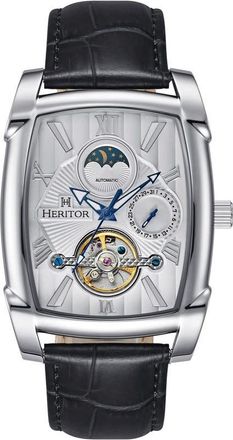 Heritor Valentin Automatic Silver Dial Mens Watch HERHS4402