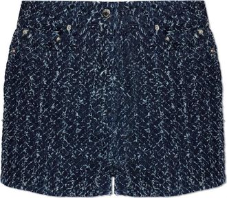 Iro Valentin Shorts - Dames - Bermuda - Blauw - XS - Katoen - Korte Broeken