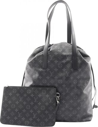 Louis Vuitton Black Monogram Eclipse Coated Canvas Leather Handbag Tote Bag (Pre-Owned)