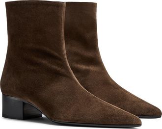 Khaite Andee Pointed Toe Bootie in Ebano at Nordstrom, Size 8.5Us