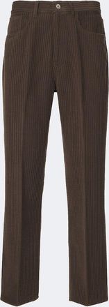 Auralee Wool and cashmere corduroy straight pants