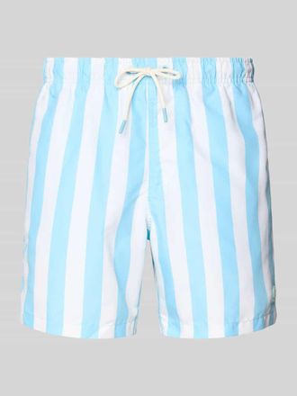 Shiwi Badehose mit Ges&auml;&szlig;tasche und elastischem Bund in Hellblau, Gr&ouml;&szlig;e XL