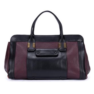 Chlo&eacute; Pre-owned Womens Ellis Boston Handbag - Burgundy - One Size