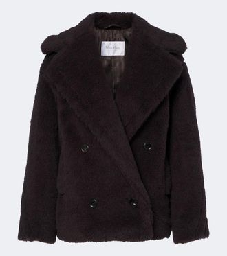 Max Mara Alpaca, wool, and silk peacoat