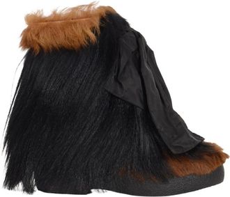 Valentino Schoenen, Dames, Zwart, 38 EU, Wol, Snowish Winter Bootie
