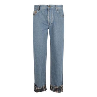 Burberry Straight Jeans, male, Blue, Size: W31 Dexter Straight Jeans