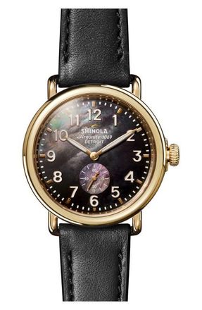Shinola Runwell Sub Second Bracelet Watch, 41mm in Blackmop at Nordstrom