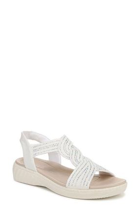 Life Stride Lilly Bright Sandal in White at Nordstrom, Size 9.5