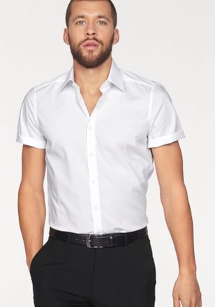 Olymp Kurzarmhemd »Level Five body fit« klassisch, unifarben