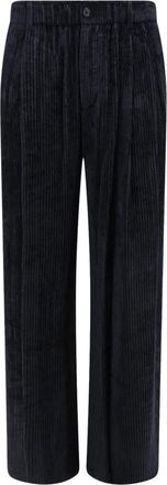 Giorgio Armani Wide Broeken - Heren - Straight fit broeken - Blauw - L - Broeken
