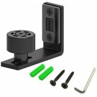 OEM Gu&iacute;a De Suelo Ajustable Negra, Gu&iacute;a Inferior Para Puerta Corredera De Madera, Pared/puerta Lkbd - Crezuo