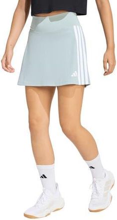 adidas 3-Stripes Climacool Skort in Wonder Sage/White at Nordstrom Rack, Size X-Large