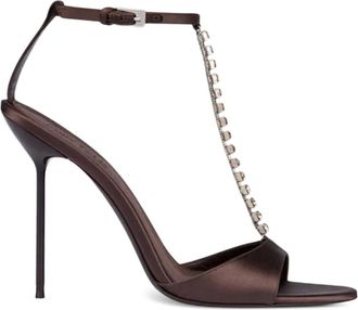 PARIS TEXAS 105 mm Lidia sandalen met T-bandje - Bruin