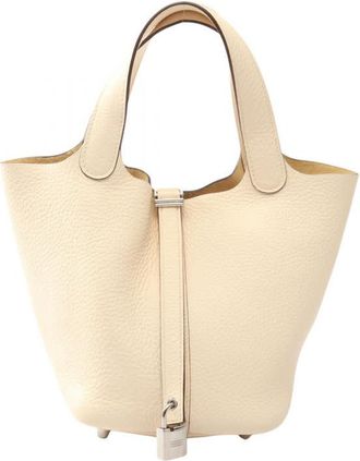 Herm&egrave;s Pre-owned Hermes Clemence Picotin Lock 18 Ladies YGDN9W42BV34LV1W
