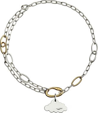 Dodo COLLANA ESSENTIALS & NUVOLA IN ARGENTO