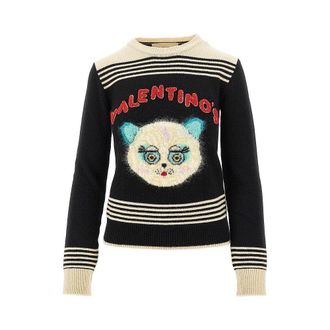 Valentino Le Chat de la Maison embroidered sweater Woman S