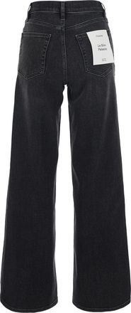 Frame Denim Womens Jeans Le Slim Palazzo Black Cotton