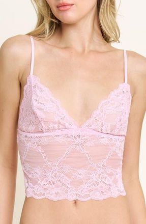 Honeydew Intimates Riot Lace Crop Camisole in Iris Bloom at Nordstrom, Size X-Large