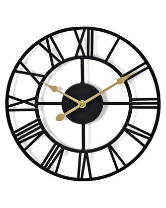 Sorbus 12in Metal Decorative Wall Clock