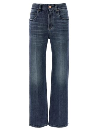 Brunello Cucinelli Contemporary Loose Jeans Blue