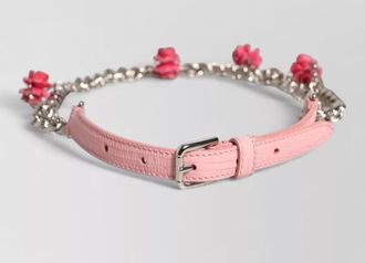 Dolce & Gabbana leather embellished belt