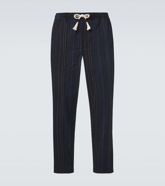 Orlebar Brown Sonoran striped cotton straight pants