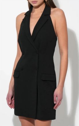 Adelyn Rae Lucy Blazer Dress In Black