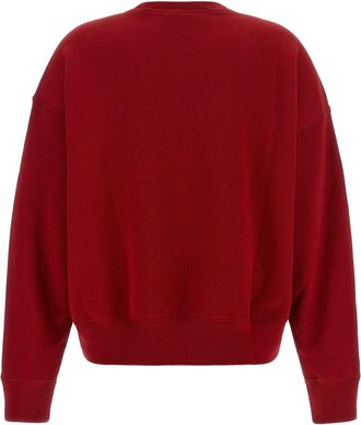 Polo Ralph Lauren Crew Neck Cotton Blend Sweatshirt - Red