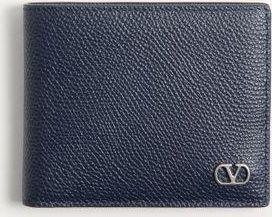 Valentino Garavani Portafoglio Valentino Garavani VLogo Signature In Vitello Granato Uomo MARINE UNI