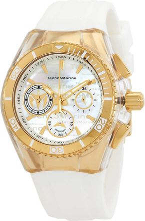 Technomarine Cruise California Chronograph Quartz Mother of Pearl Dial Ladies Watch TM-120028