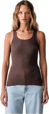 Maison Margiela Sleeveless Tops - Dames - Tops zonder mouwen - Bruin - M - Tops