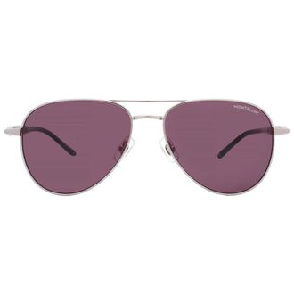Montblanc Violet Pilot Mens Sunglasses MB0345S 002 57