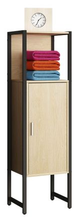 ebuy24 Muebles De Ba&ntilde;o Midischrank Gabinete De Ba&ntilde;o Edino 114x33x30 - Vcm