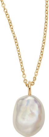 Made by Mary Baroque Pearl Necklace in Gold Vermeil at Nordstrom