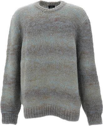 A.P.C. Marcos Gradient Wool Alpaca Sweater