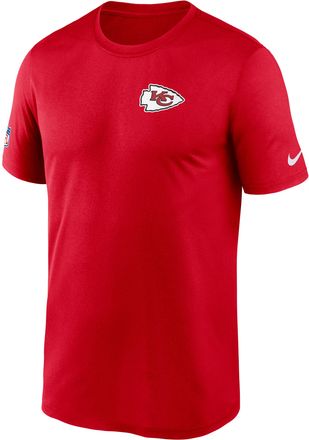 Nike Kansas City Chiefs Legend Logo Nike Mens Dri-FIT NFL T-Shirt in Red | 02TI65N7G-FEJ