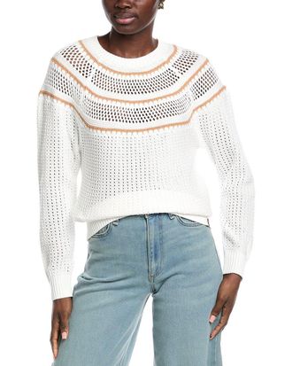 Hunter Pointelle Knit Sweater