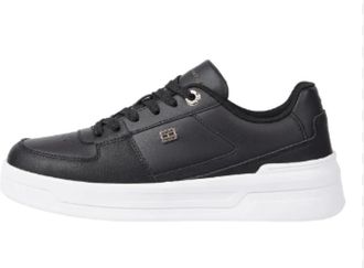 Tommy Hilfiger Schoenen, Dames, Zwart, 41 EU, Zwarte Sneakers voor Mannen