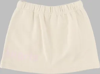 Palm Angels Sweat Cotton Skirt - White