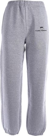 Chiara Ferragni Trainingsbroeken met Basic Logo - Dames - Sweatpants - Grijs - XS - Katoen - Broeken