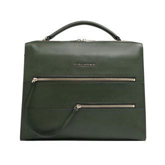 Piquadro Laptop Bags & Cases, female, Green, Size: ONE SIZE Womens laptop bag with iPad compartment, shock absorbing and Rfid protection