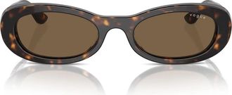 Vogue Sunglasses Vo5582 S W65673 Dark Brown/Dark Brown Women