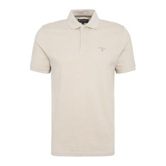 Barbour Polo Shirts, male, Beige, 2XL, Lightweight Sports Polo in Beige