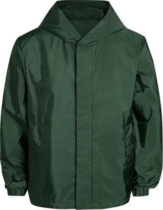 Moncler Grandans Hooded Nylon Windbreaker Jacket - Green - XL